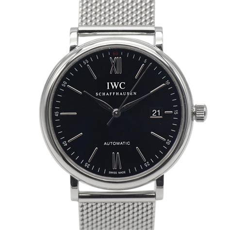 IWC Portofino Automatic Stainless Steel / Black 